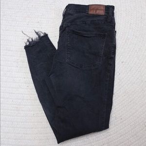 Madewell faded black jeans